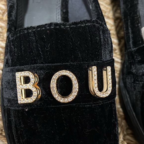 ASOS shoes, black velvet loafers, unisex, like new. - Picture 2 of 9